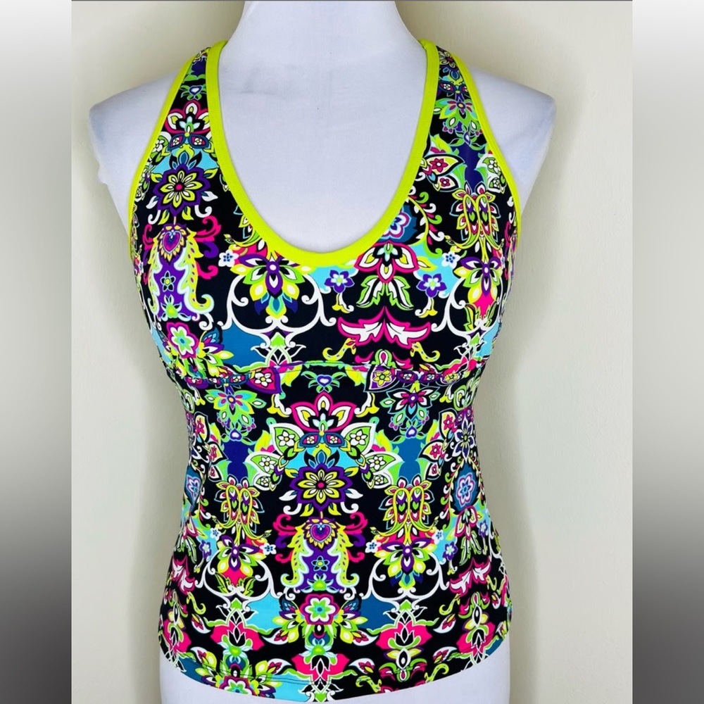 Athleta tankini. Multicolor. Supportive Size XS EUC